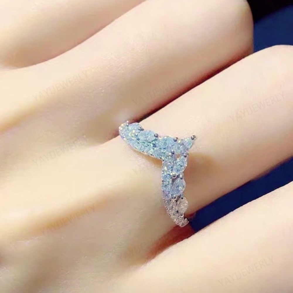 STERLING SILVER V WRAP RING - Picture 4 of 10